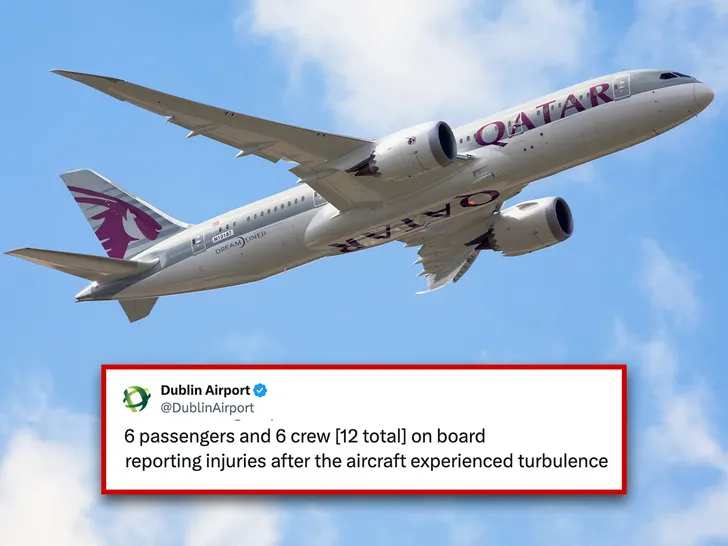 卡塔尔航空一国际航班遭遇乱流  12人受伤