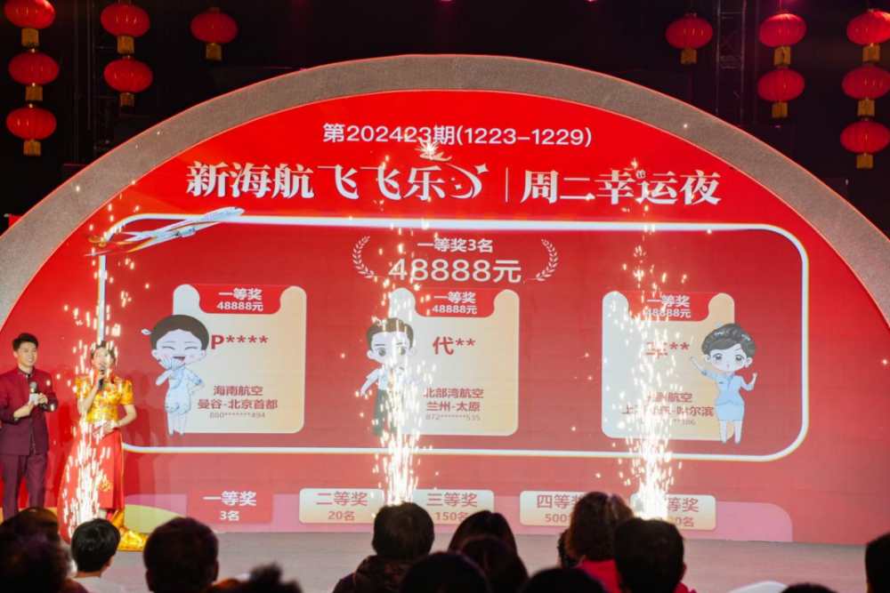 你好，2025！新海航“飞飞乐”现金抽奖活动用传统文化开启新年