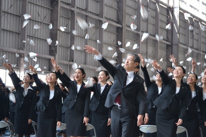 2018年日本航空集团入职仪式